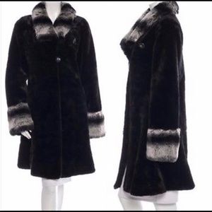 Rachel Zoe Vaust Fur Coat Size XL